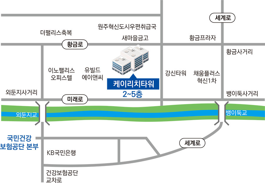 고령친화용품체험관 약도
